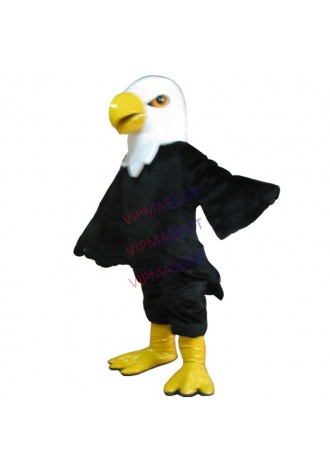 Wholesale Black Fur Eagle Mascot Costumes For Adults Free Shipping Good Quality