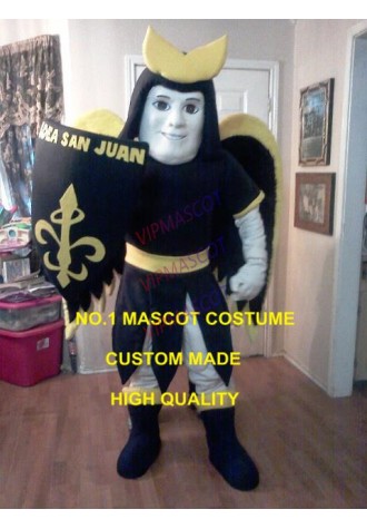 Professional New Custom Saint Mascot Costume Adult Cartoon Character Advertising College Charity Activities Mascotte Fancy1836