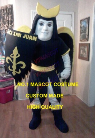 Professional New Custom Saint Mascot Costume Adult Cartoon Character Advertising College Charity Activities Mascotte Fancy1836