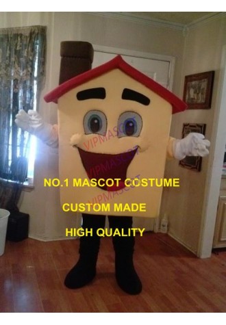 MASCOT Advertising House Mascot costume custom anime cosply kits mascotte theme fancy dress carnival costumes kits suit 1765