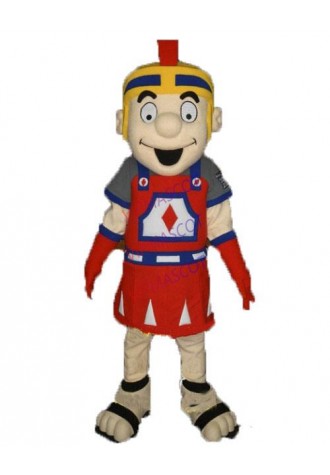 New Little Trojan Mascot Costume Customizable Cartoon Knight Theme Anime Cosply Costumes Carnival Fancy Dress kits 2417