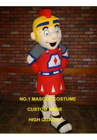 New Little Trojan Mascot Costume Customizable Cartoon Knight Theme Anime Cosply Costumes Carnival Fancy Dress kits 2417