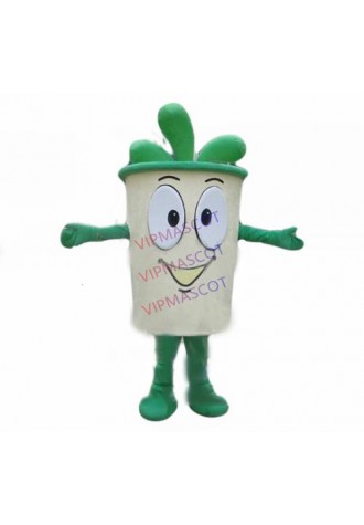 green tea cup mascot costume adult size advertising tea theme anime cosplay costumes carnival fancy dress suit kits 2519