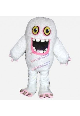 snow monster yeti mascot costume wholesale for adult to wear for sale cartoon halloween creatures theme anime cosplay 2596