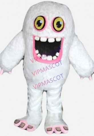 snow monster yeti mascot costume wholesale for adult to wear for sale cartoon halloween creatures theme anime cosplay 2596