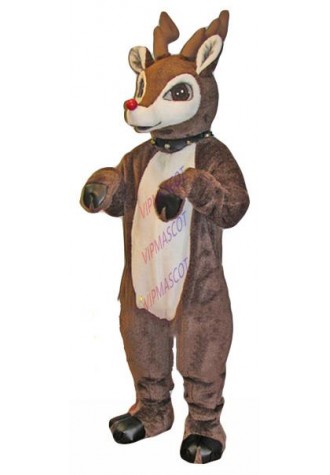 cristmas reindeer mascot costume wholesale for sale adult size cartoon rudoph deer theme anime cosplay costumes carnival 2713