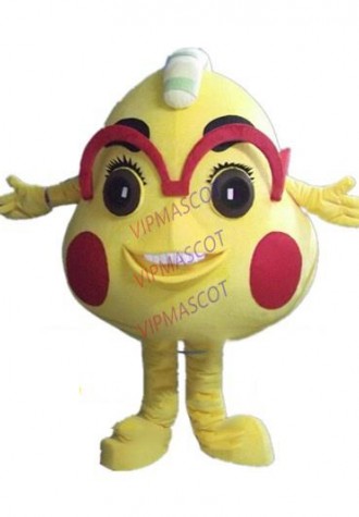 yellow monster mascot costume custom cartoon character cosplay adult size carnival costume 3113