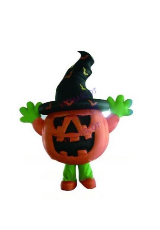 hot sale new halloween pumpkin mascot costume adult size custom halloween theme anime cosply costumes carnival fancy dress 2500