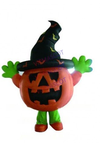 hot sale new halloween pumpkin mascot costume adult size custom halloween theme anime cosply costumes carnival fancy dress 2500