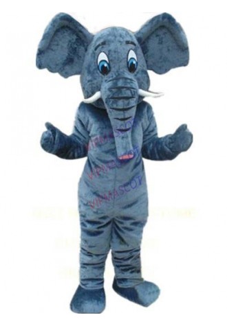 grey elephant mascot costume cute elephant custom adult size cartoon character cosplay carnival costume 3185