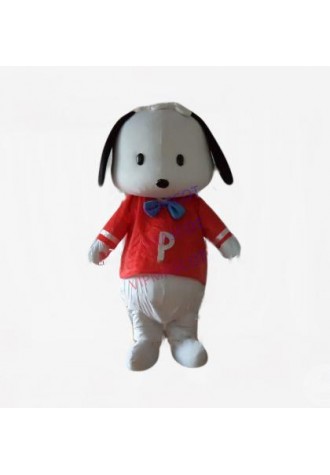 cute little white puppy mascot costume adult size cartoon dog theme anime cosplay costumes carnival fancy dress 2577