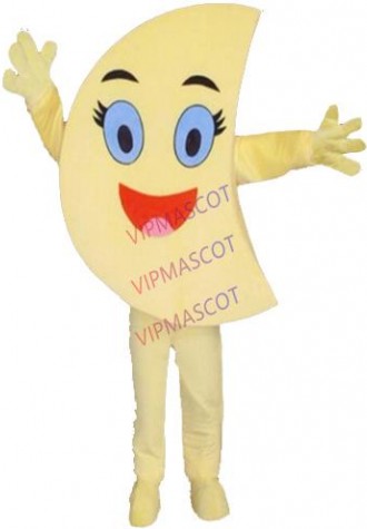 cartoon moon mascot costume adult size customizable high quality moon theme school performing props carnival fancy dress 2635