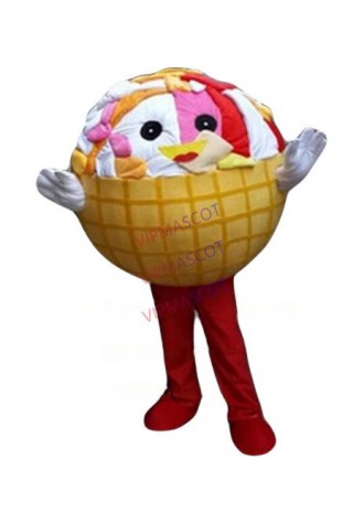 new summer ice cream ball mascot costume adult size sale cartoon icecream theme advertising costumes carnival fancy dress 2633