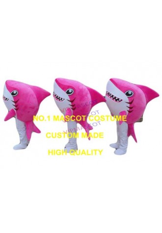 pink shark mascot costume custom adult size cartoon character cosplay carnival costume 3362
