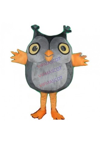 grey owl mascot costume cartoon owl mascot custom adult size cartoon character cosplay carnival costume 3349