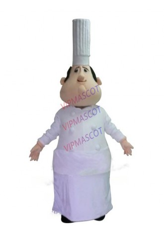 wholesale chef mascot costume adult size cartoon chief cook theme anime cosply costumes carnival fancy dress kits 3470
