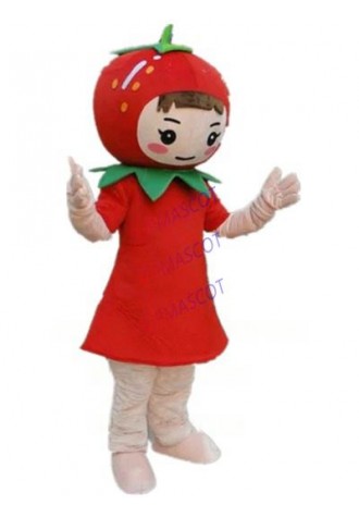 red strawberry mascot costume strawberry girl custom cartoon character cosplay carnival costume 3271