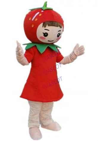 red strawberry mascot costume strawberry girl custom cartoon character cosplay carnival costume 3271
