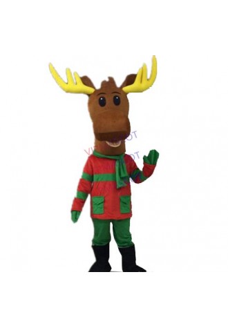 Lovely Christmas Milu deer mascot costume christmas deer Cartoon Costume performing costumes for adults Mascot Costume
