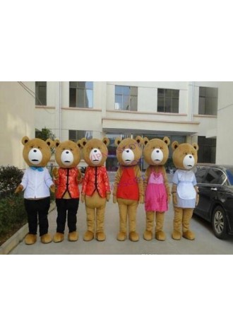 Professional custom Teddy Bear of TED Mascot Costume Ted bear costume for adults animal mascot costume festival fancy dress