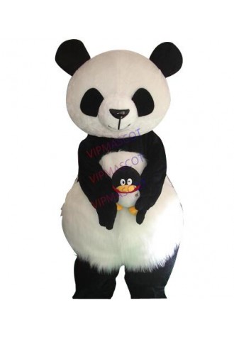Wholesale - Lovely Panda Mascot Costume Adult Size Animal Theme Mascotte Mascota Outfit Suit Fancy Dress