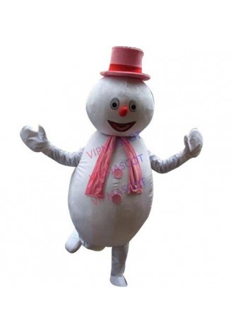 High quality Christmas Snowman Mascot Costume Custom Costume Halloween Mascot fancy dress carnival Costume Free Shipping