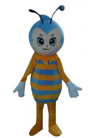 Blue Bee mascot costume animal cartoon costume adult children party fancy dress mascot costume free shipping