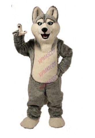 Wolf mascot costumes halloween dog mascot  character holiday Head fancy party costume adult size birthday