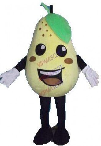 Rapid Make High quality EVA Material pear Mascot Costume fruit Cartoon Apparel Cosplay advertisement 591