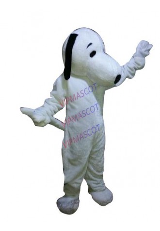 EVA Material Helmet White Dog Mascot Costumes Cartoon Apparel advertisement costumes Halloween Birthday party 100