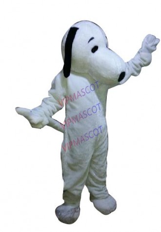 EVA Material Helmet White Dog Mascot Costumes Cartoon Apparel advertisement costumes Halloween Birthday party 100