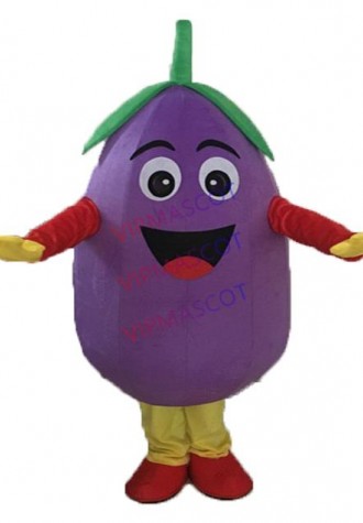 NEW EVA Material Eggplant Mascot Costume Vegetables Cartoon Apparel Halloween Birthday Cosplay advertisement 584