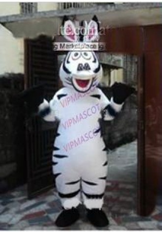 High quality EVA Material Helmet zebra Mascot Costumes Movie props party Cosplay cartoon Apparel 483
