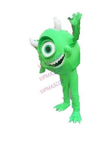 Make EVA Material Green Mike Monster Wazowski One-Eyed Mascot Costume Cartoon Apparel Masquerade Birthday party 766
