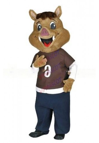 EVA Material Helmet Boar pig Mascot Costumes Cartoon Apparel advertisement costumes Halloween Birthday party Numbering 190