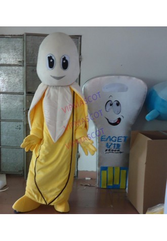 Rapid Make EVA Material very beautiful banana Mascot Costume Fruit Cartoon Apparel Halloween Birthday Cosplay 566
