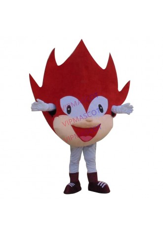 Make EVA Material Helmet Maple Leaf Mascot Costumes Crayon Cartoon Apparel Birthday party Masquerade 930