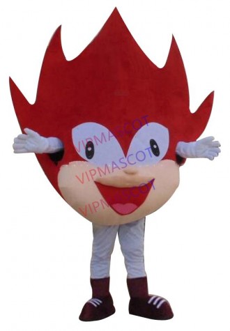Make EVA Material Helmet Maple Leaf Mascot Costumes Crayon Cartoon Apparel Birthday party Masquerade 930