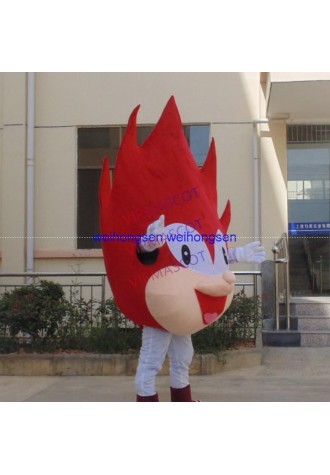 Make EVA Material Helmet Maple Leaf Mascot Costumes Crayon Cartoon Apparel Birthday party Masquerade 930