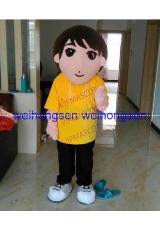 EVA Material Helmet most beautiful Boy Mascot Costume Cartoon Apparel Halloween Birthday party Cosplay 705