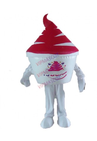 Factory direct Make EVA Material Cylindrical ice cream Mascot Costumes Cartoon Apparel Birthday party Masquerade 1001