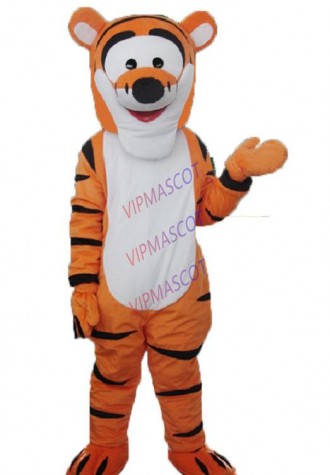 New black tiger mascot jump tiger Mascot Costumes Cartoon Character  mascotte costum Fancy Dress birthday gift Cosplay Outfits