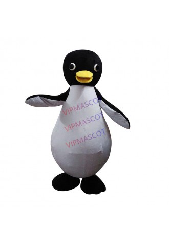 Custom Penguin Mascot Costume Adult Size Costume With A Mini Fan Inside Head For Commercial Advertising Carnival Party