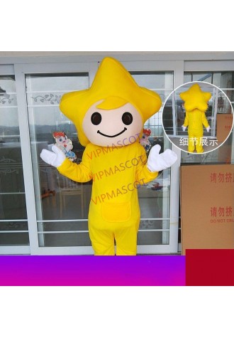 Star Mascot Costume Adult Star Theme Anime Cosplay Costumes Carnival Fancy Dress Mascotte for Fancy Party