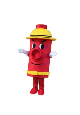 Fire Hydrant Fire Plug Fire Cock Mascot Costume Adult Cartoon Character Suit Fancy Dress Christmas Cosplay Mascot
