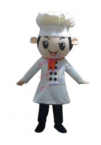 Cook Chef Mascot Costume Adult Cooker Cartoon Character Outfit Suit Supermarket Ceremonial Event Advertising