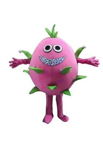 Dragon Fruit Pitaya Mascot Costume Vegetables mascot costumes Fancy Dress Cartoon Character Party Outfit