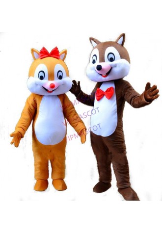 Chipmunk Mascot Costume Squirrel Cartoon Character Cosplay Mascot Fancy Outfit Party Dress Halloween Cosplay Suit Adult Size