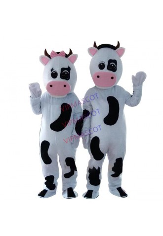 High Quality Hot Sale Cow Mascot Costume Adult Size Halloween Christmas Birthday Party Performance Costume Fancy Dress