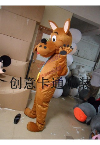 Dog Mascot Costume Clothing  Cosplay Costumes Adult Size Cartoon Dress Halloween Mascot Fancy Apparel